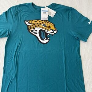 Jax Jackonville Jaguars tee t shirt teal Adult Medium NIKE NFL team apparel